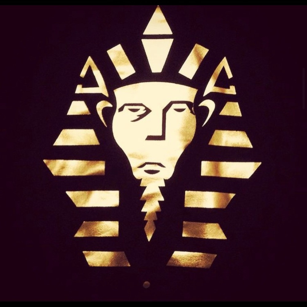 Gold foil Pharaoh sweater
